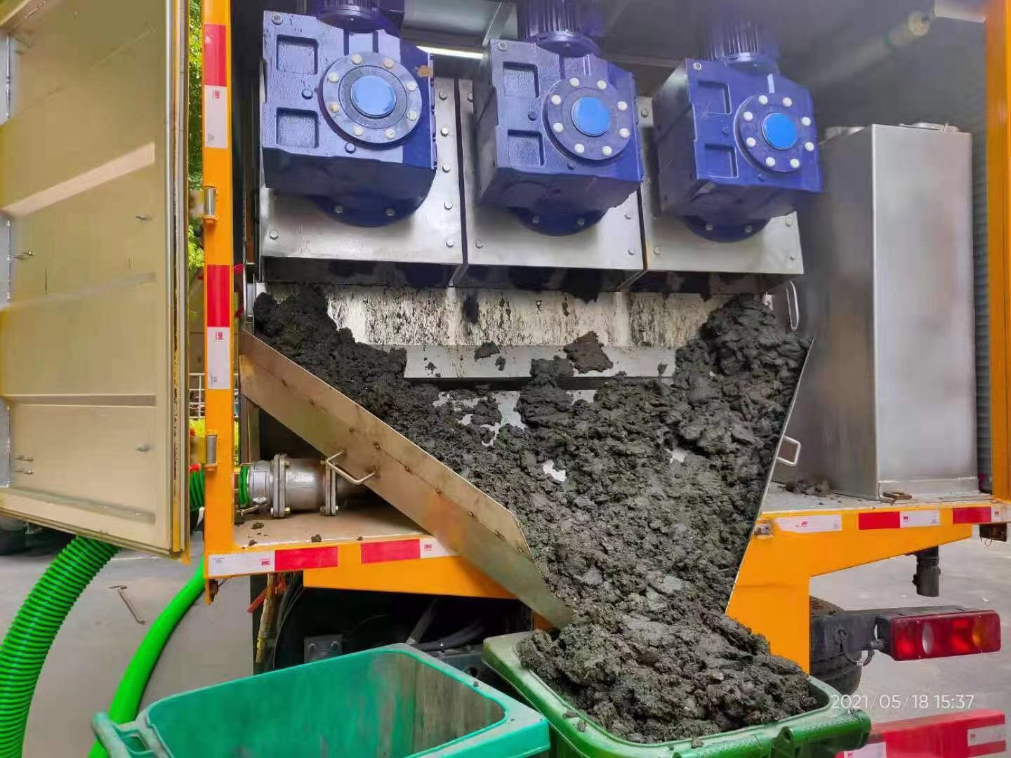 延吉化粪池清掏城市维护站-泥浆净化干湿分离处理